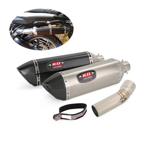 Left exhaust pipe - left,