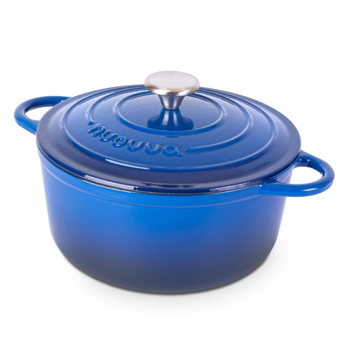 Enamelled cast iron casserole - cast,