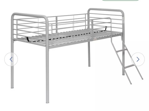 White metal single mid sleeper - white,