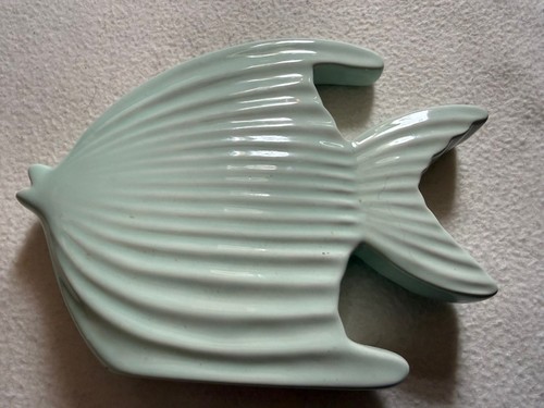 Light green ceramic angel - green,