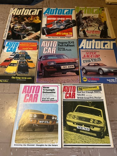 Autocar magazine joblot 1970s - magazine,