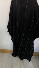 Black Batwing Abaya with