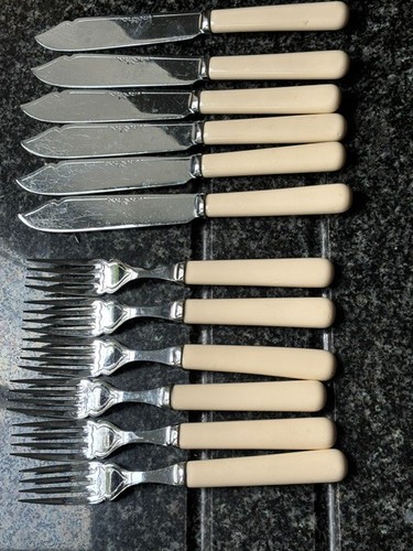 Fish cutlery with - fish, (chrome)