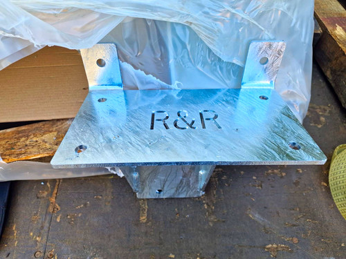 Galvanised trailer winch