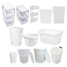 Swing Top Bin Laundry Basket
