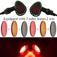 4PCS RED LED 3wires Bullet