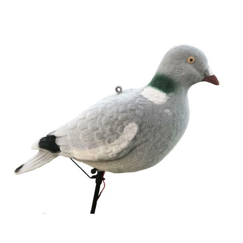 Pecking pigeon decoy with - pecking,