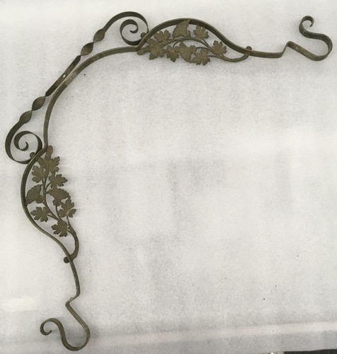 Antique cast brass hanging - antique,