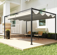 Metal Pergola Gazebo Garden