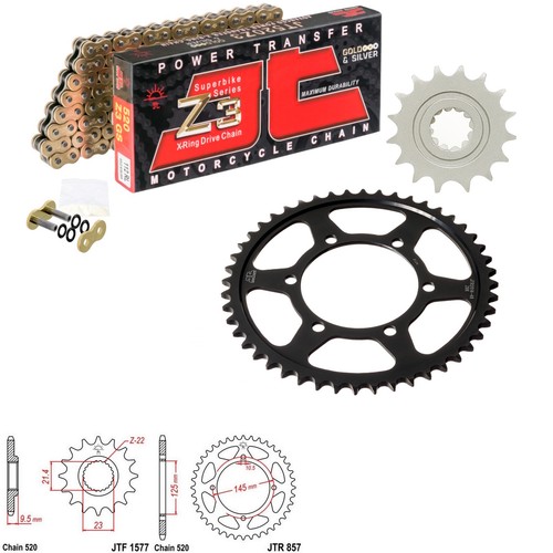Xt600 chain and sprocket - chain,