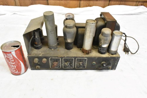 Antique vintage tube amplifier - vintage,
