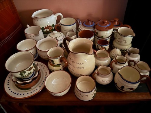 Lovely devon mottoware pottery - mottoware,