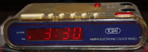 Vintage see through alarm - vintage,