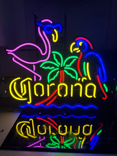 Corona flamingo parrot faux - corona,