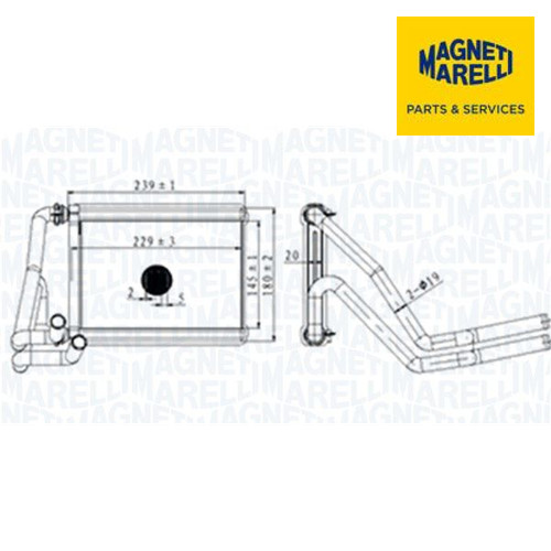 Heat exchanger interior - exchanger,,