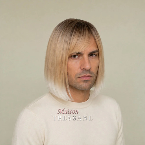 Men wig ombre brown and - men,