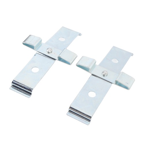 Front brake pad - front, clips