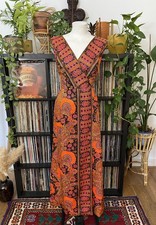 Vintage 1960s Psychedelic Lounge Dress 