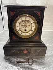 Antique Black Slate Mantle