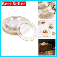 Reusable Gold Party Plates -