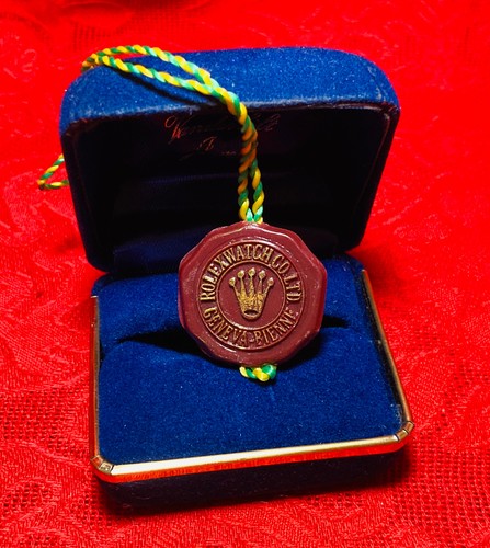 Rolex red seal hang tag - rolex, "frog