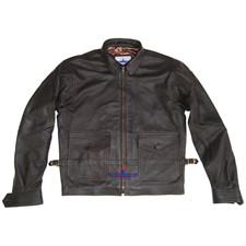 Mens Real Leather G8 Navy