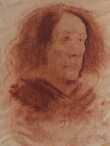 Willi schmid male head - male, study