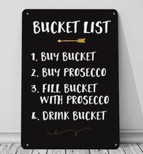 Prosecco Bucket List funny