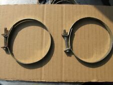 Classic Car 3” diameter Heater Air Ducting Band or Hose Clips Nos pack of (2)