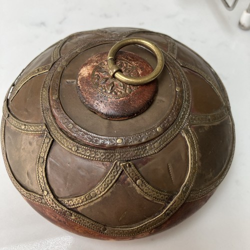 Antique indian wood - antique, brass
