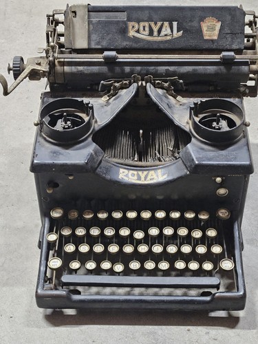 Antique royal typewriter dual - antique,