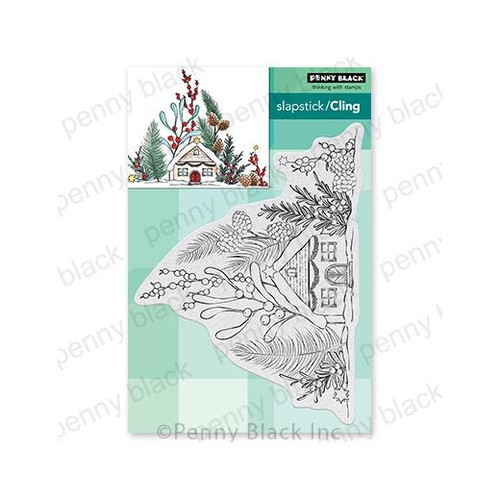 Penny black cling rubber - black,