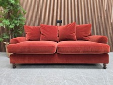 Soho Audrey Small Sofa In Mohair Rust RRP:£3495
