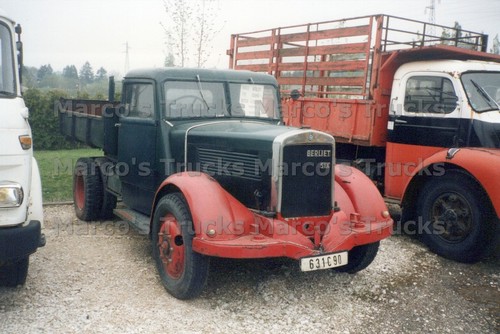 Truck photo berliet six - truck, tipper
