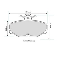 Ferodo DS2500 Rear Brake Pads