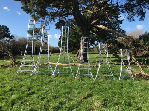 Tripod ladder 5m 1 leg - 1,