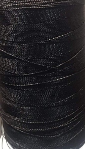 20m very strong black - very, leather