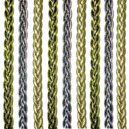 2yds metallic 10mm webbing - 2yds,