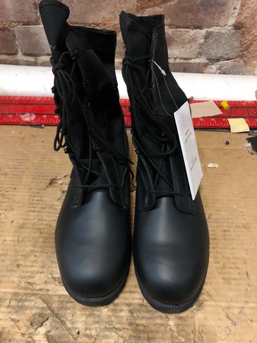 Black combat jungle boots - boots, uk