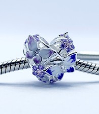 Butterfly Charm Bead Purple