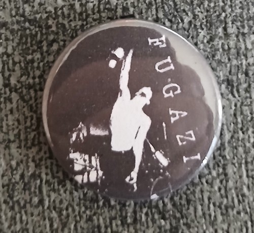 Fugazi punk rock grunge button - punk,