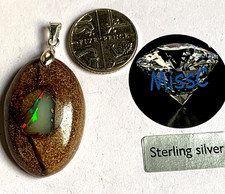 Australian fire opal matrix - opal,