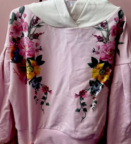 Monnalisa pink long sleeve - pink,