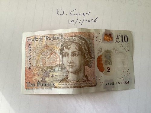 Aa05 ten pounds polymer - £10,