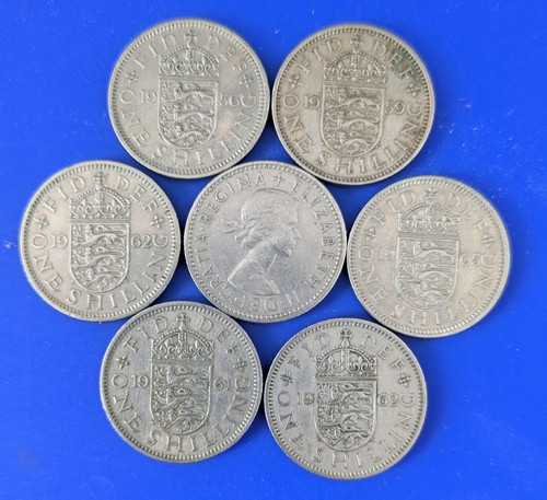 One shilling 1953 1966 - shilling, queen