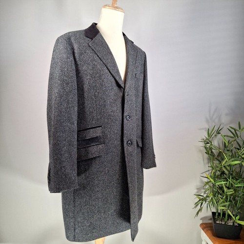 Luxury moon tweed overcoat - luxury,