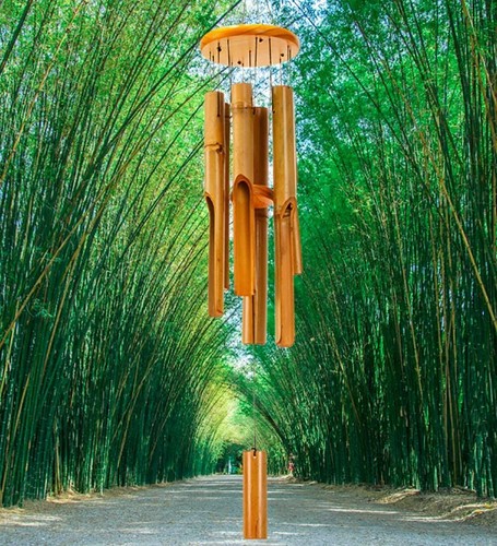 Bamboo wind chime tube chimes - wind,