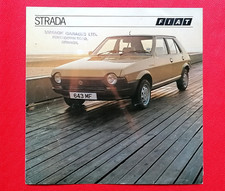 1981-82 FIAT STRADA Sales Brochure - Twin Cam, Super Strada, 65L/CL