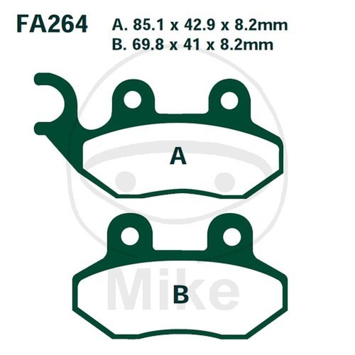 Pair brake pads - brake, sp