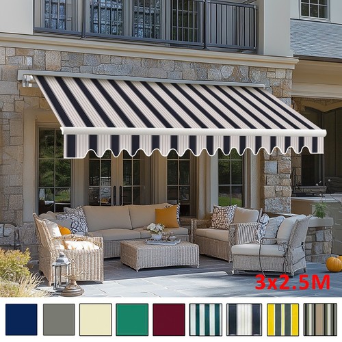 Manual awning patio - 2.5m,